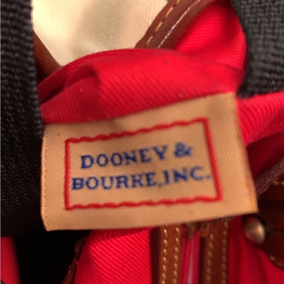 Dooney & Bourke Zebra Print Wilson Canvas & Leather Satchel - Picture 10 of 11